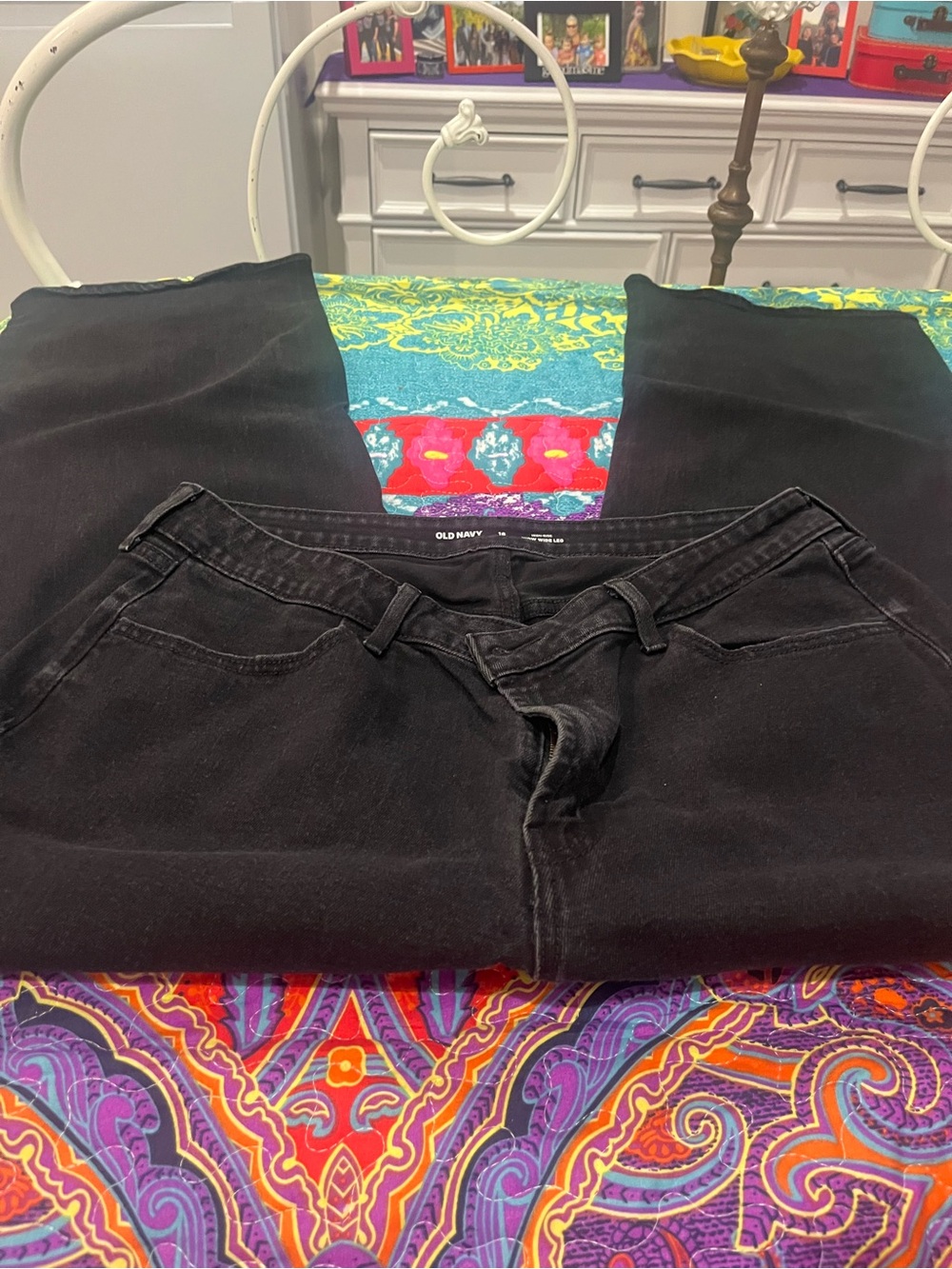 Old Navy Black Wide Leg Jeans